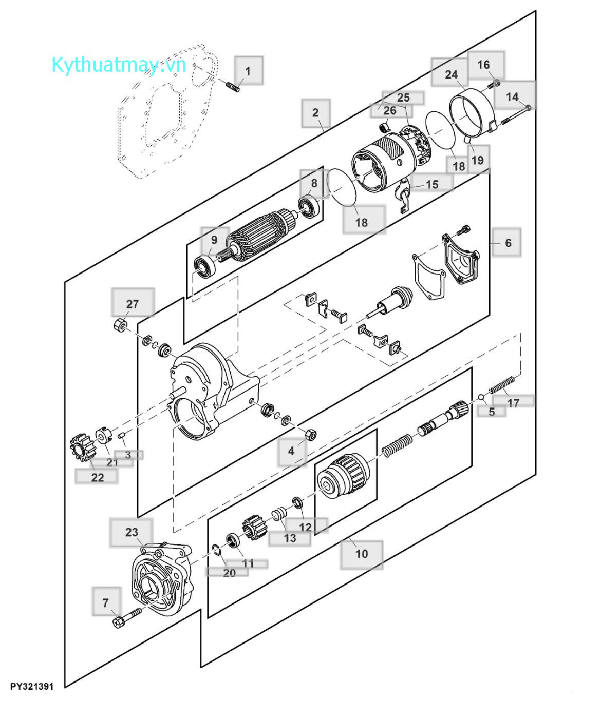 Bộ khởi động động cơ - ST826795